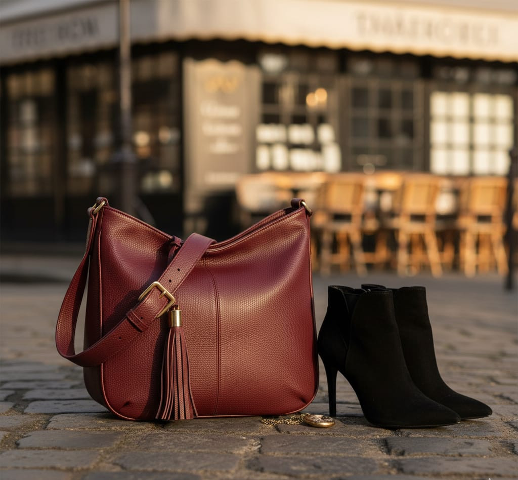 stylish genuine leather sling bag for womens