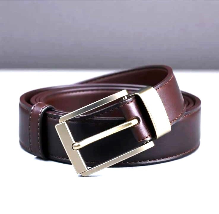 Plain Full Grain Leather Belt For Men's 3.3