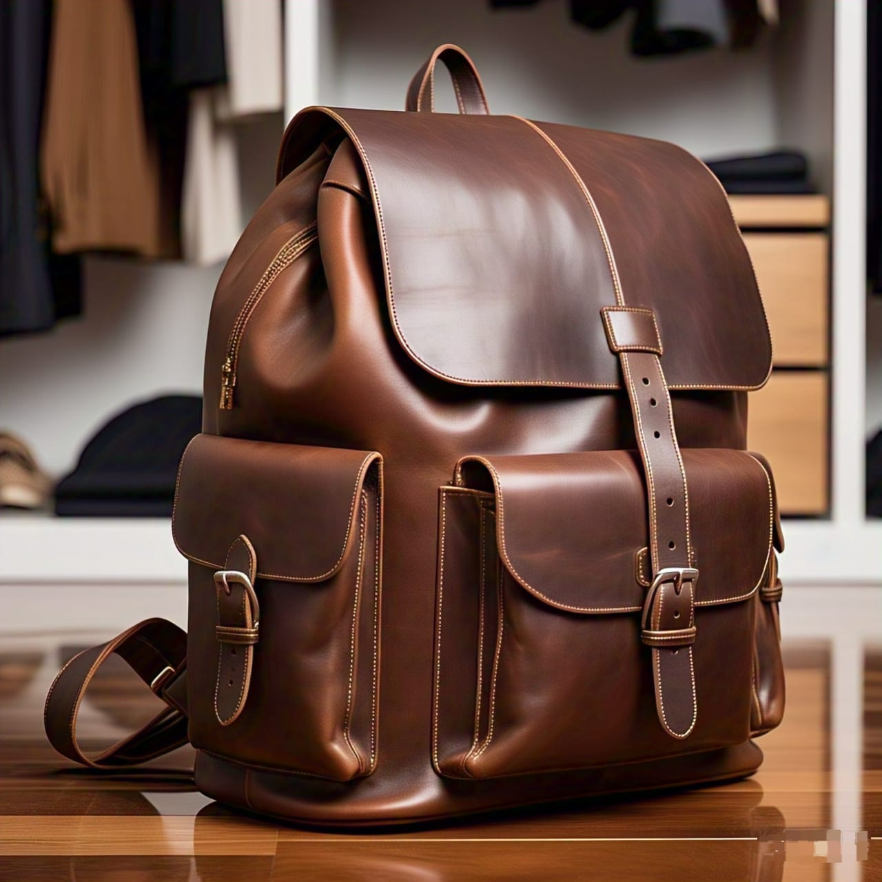 leather backpack for men's 9.2