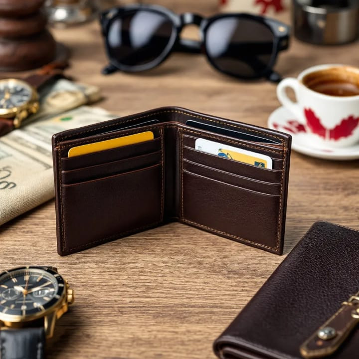 High-quality leather wallet for men 8.2