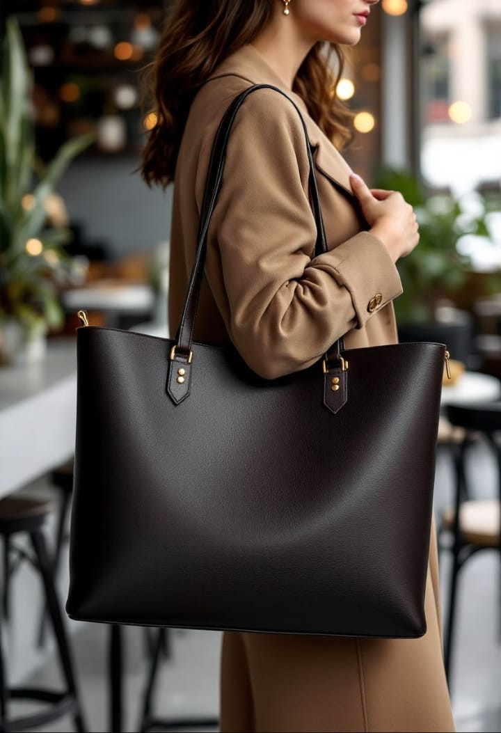 Designer leather tote bag for women 4.13