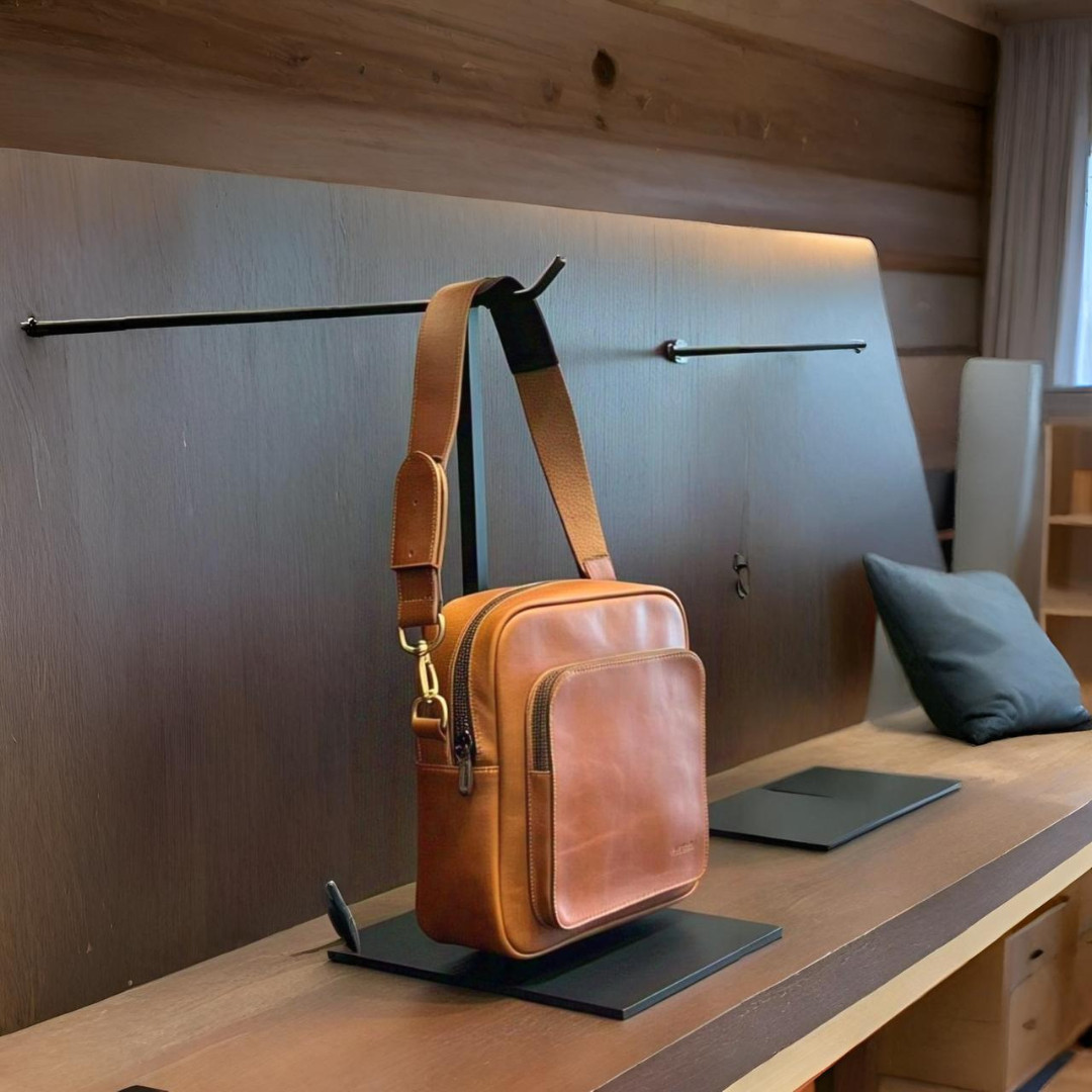 luxury leather Side bag for men's  7.7