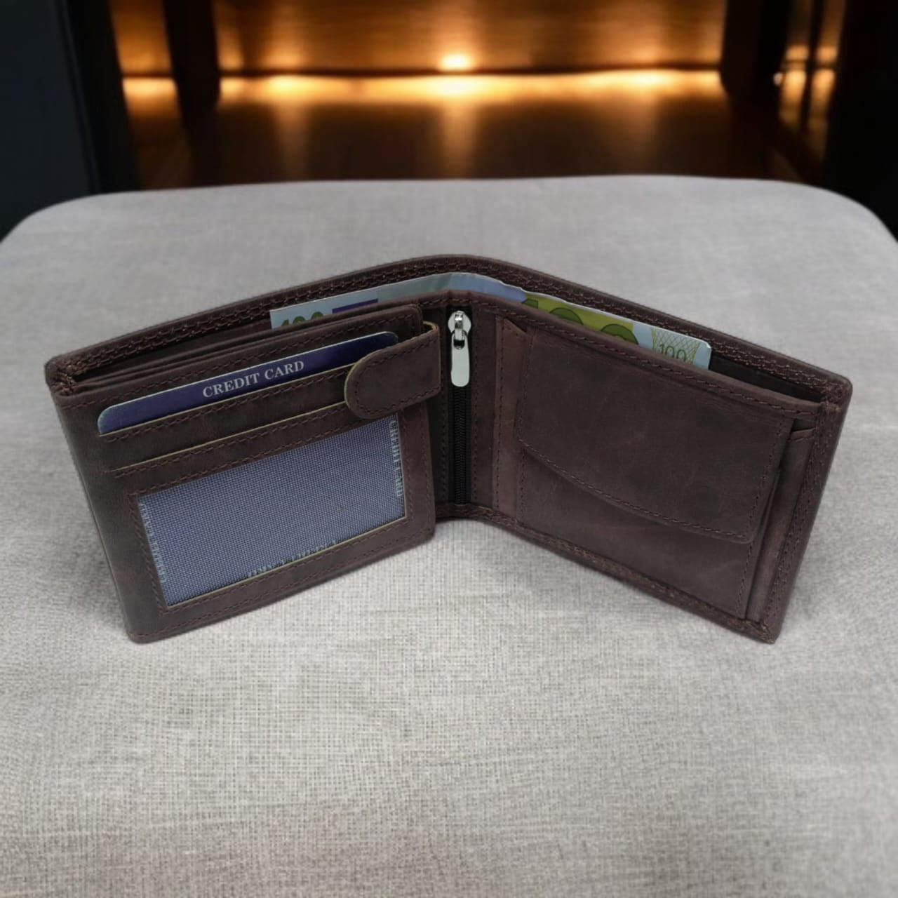 Genuine leather Men's Purse  8.7