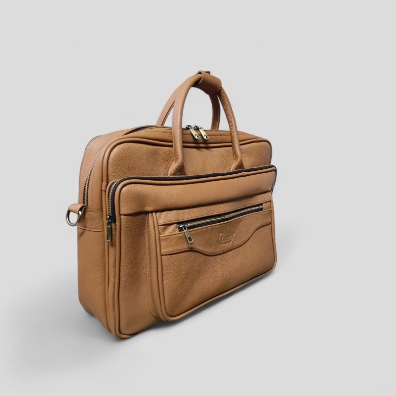 Heritage Executive Leather Briefcase Bag – Luxury European Business Laptop Messenger Bag for Professionals-Afreen Fashion